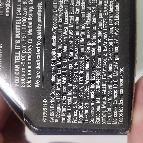 ⚡️SALE⚡️1998 Harley-Davidson Barbie in Box - Picture 13 of 16